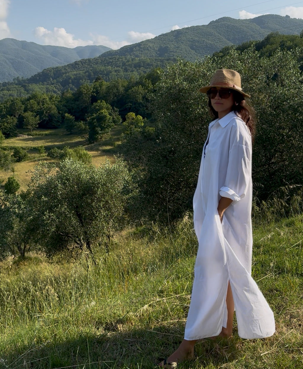 KIM & KATE The Girlfriend dress White