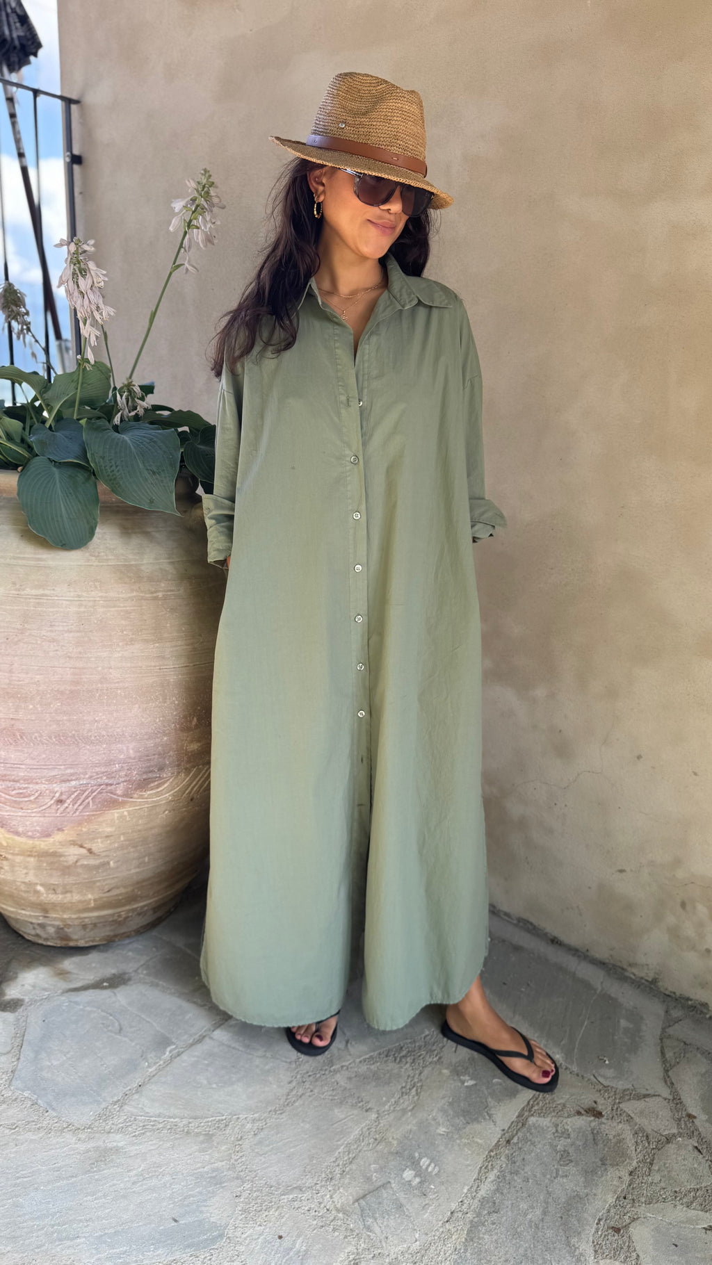 KIM & KATE The Girlfriend dress Olive