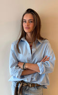KIM & KATE The Boyfriend shirt Portofino blue