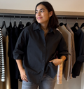 KIM & KATE The Boyfriend blouse Faded Black