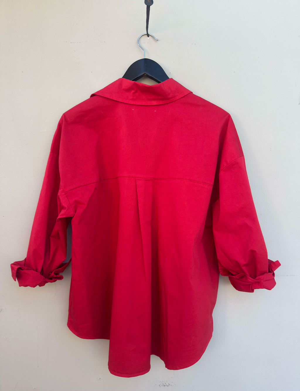 KIM & KATE The Boyfriend shirt Tomato