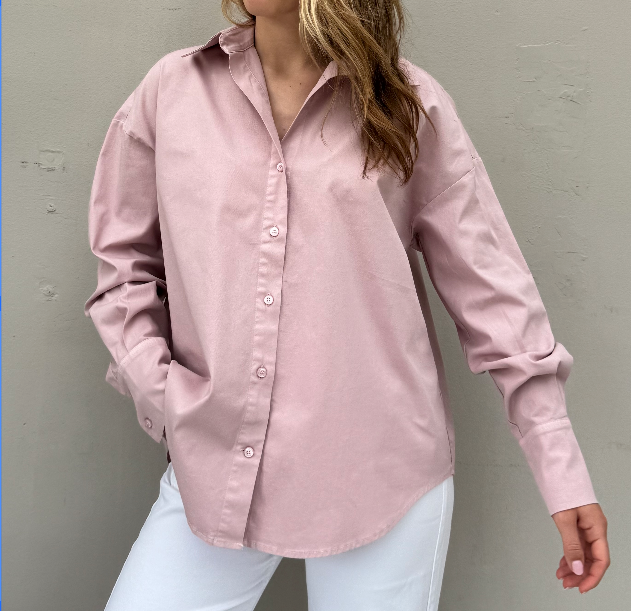 KIM & KATE The Boyfriend blouse Rose