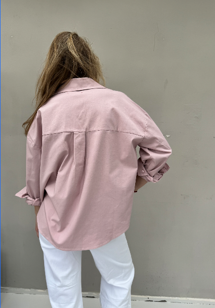 KIM & KATE The Boyfriend blouse Rose