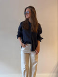 KIM & KATE The Boyfriend blouse Navy